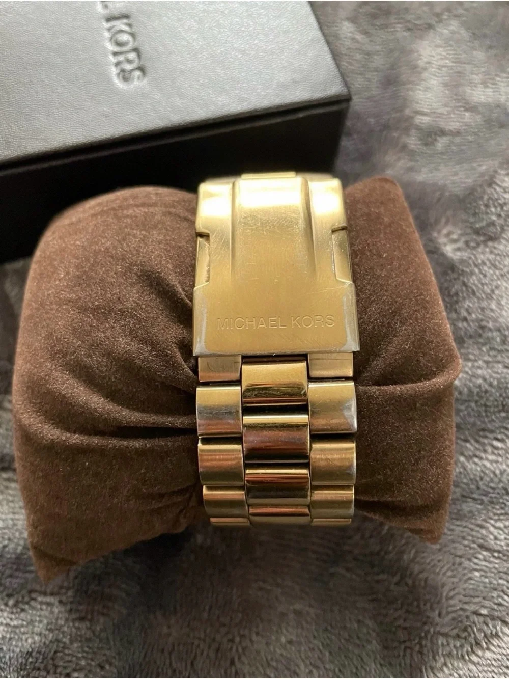 Michael Kors Gold Oversized Runway Watch